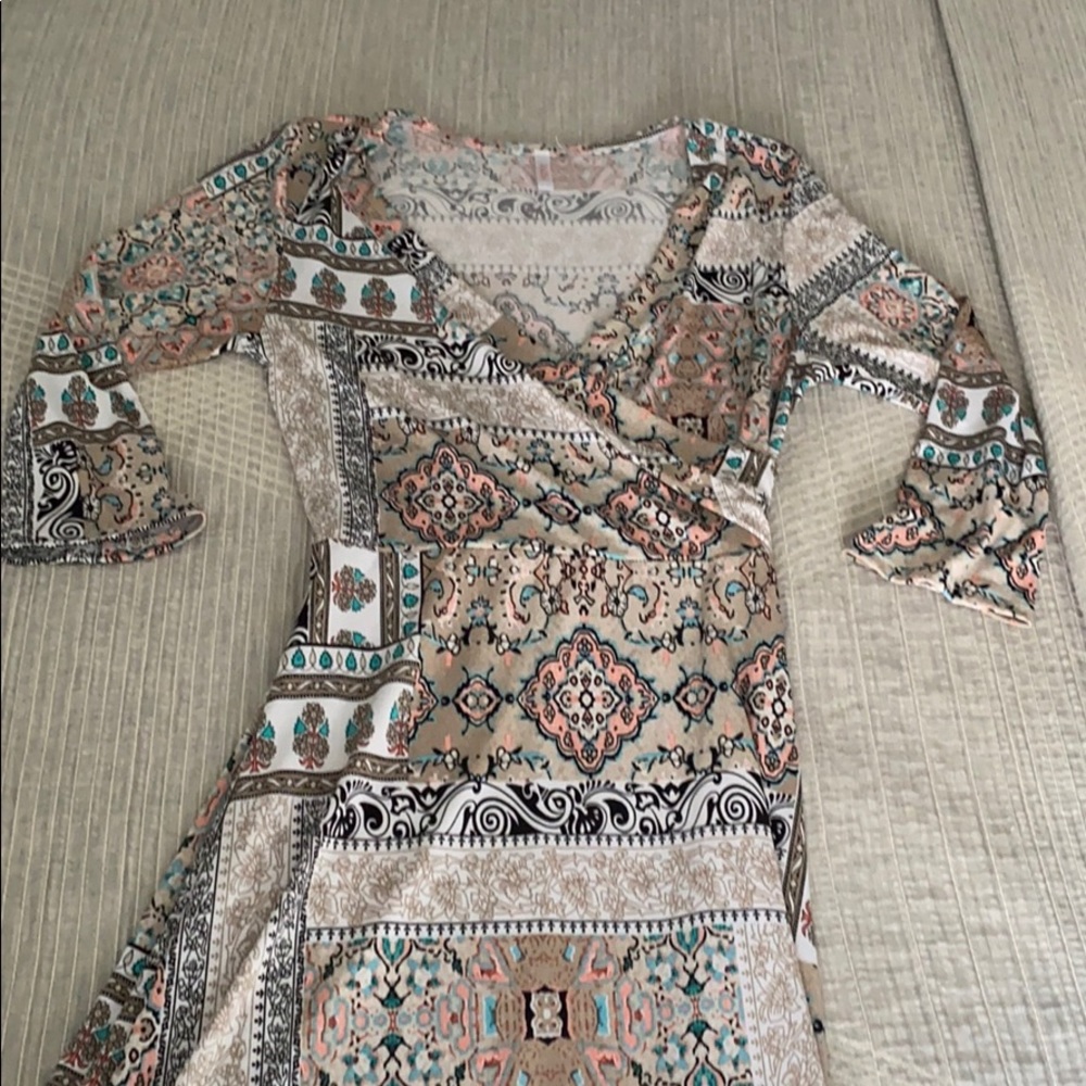 Pink blush maternity maxi dress